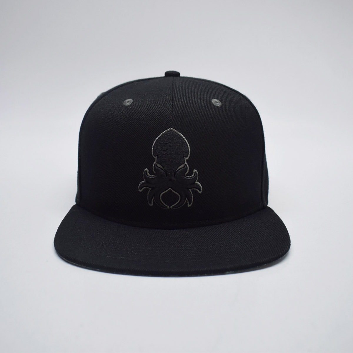 Kraken Logo Grey Silhouette  Snapback Lifestyle Hat